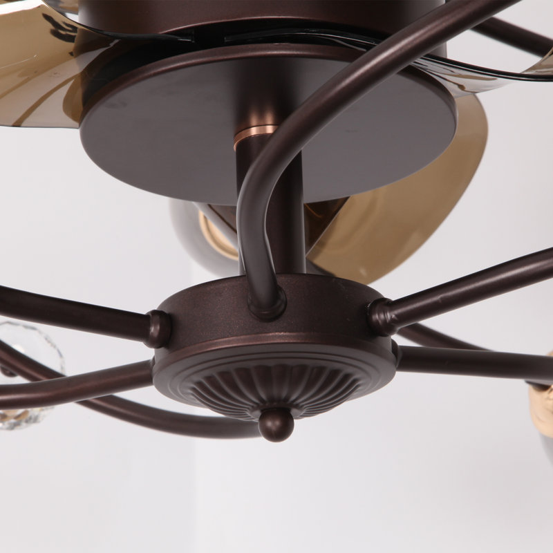 Ventilateur de plafond à télécommande DEL Modern