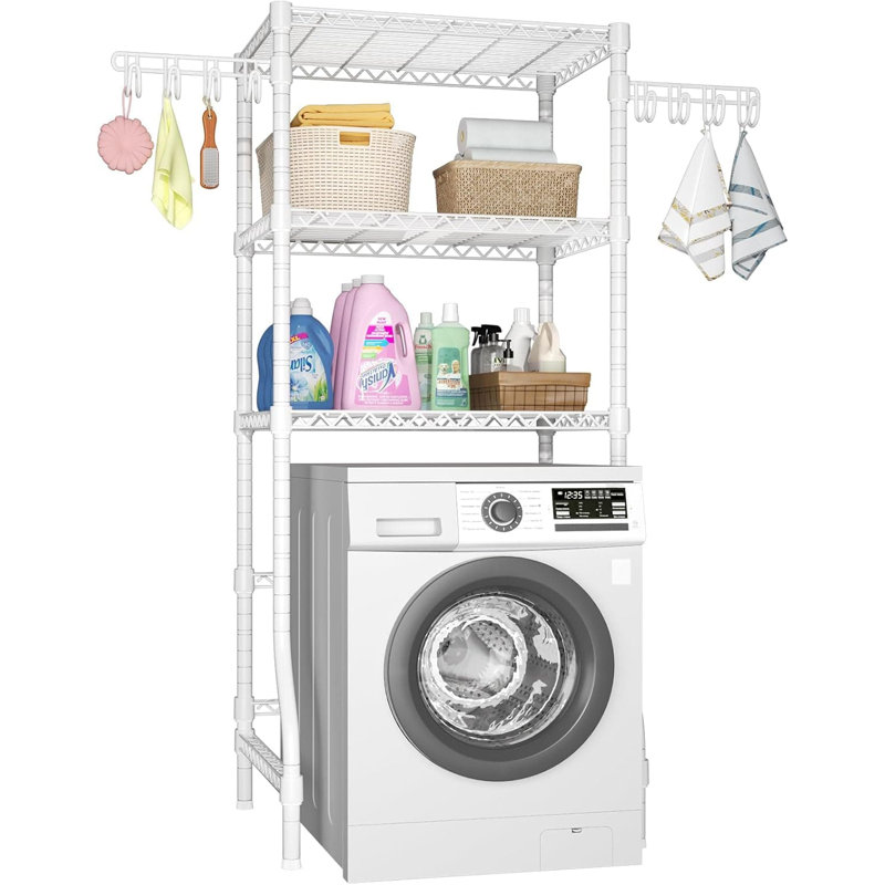 Rangement pour salle de lavage U8, H 76,2 po x l 32,3 po x P 17,3 po, Noir
