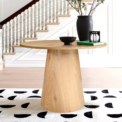 Agne 35" Round Pedestal Dining Table