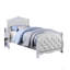 Lit double pour lit double en simili-cuir, tête de lit et pied de lit en contreplaqué 1pc-591476067-591476066