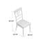 Chaise d'appoint rembourrée Ellefson