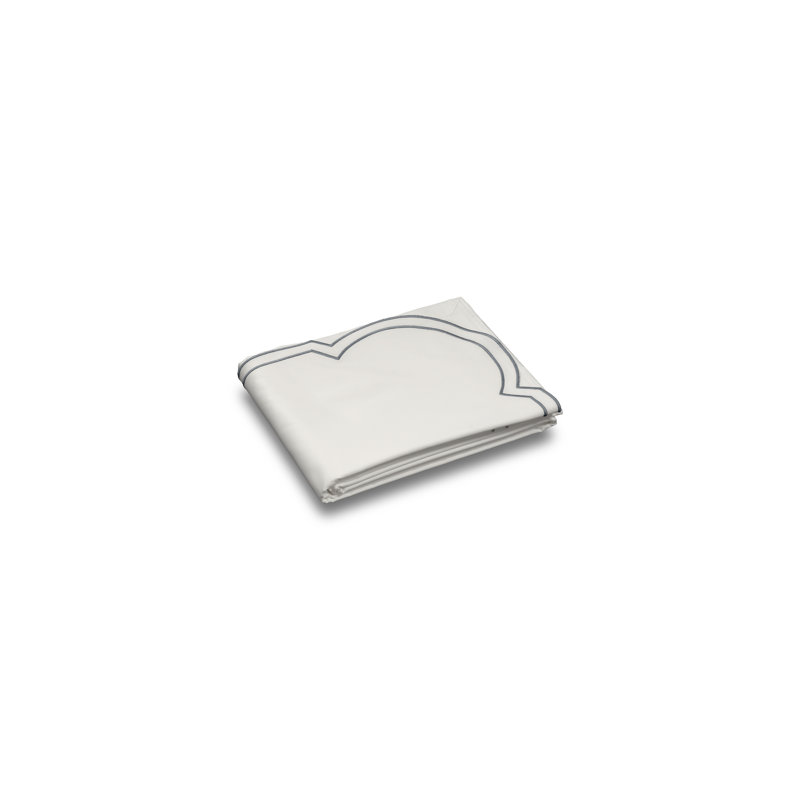 Artemide Embroidery By DEA Sateen Flat Sheet, King Flat Sheet