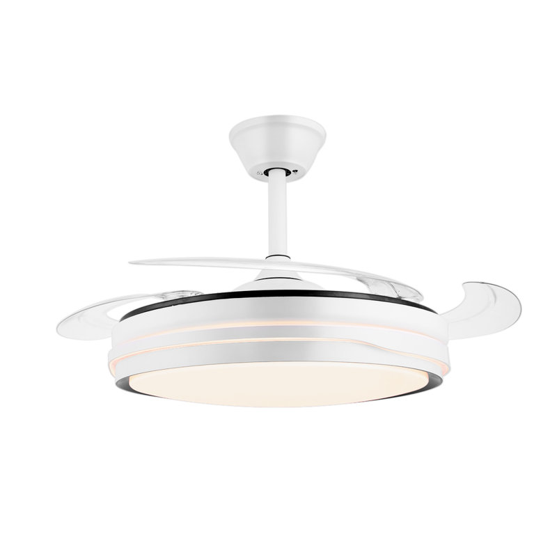 Ivy Bronx Ceiling Fans With Lights And Remote, 47 Inch 3 Colour Changeable, Dimmable, Timer Setting