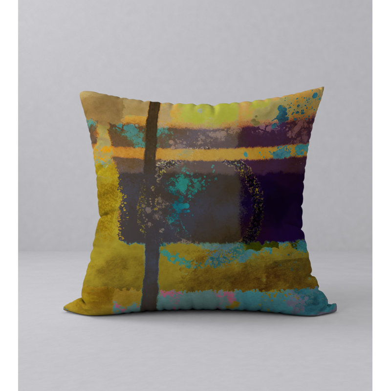  Housse de coussin carré et insert, H 18 po x l 18 po x p 5 po