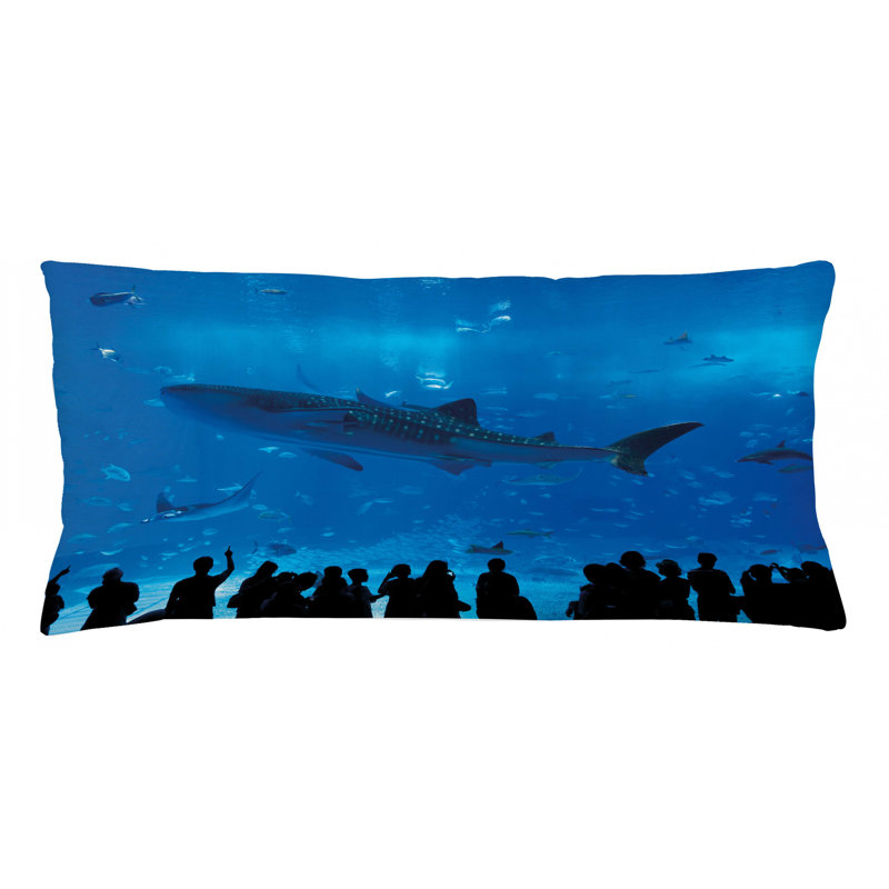Shark Indoor/Outdoor Lumbar Pillow Cover, 16" x 36"