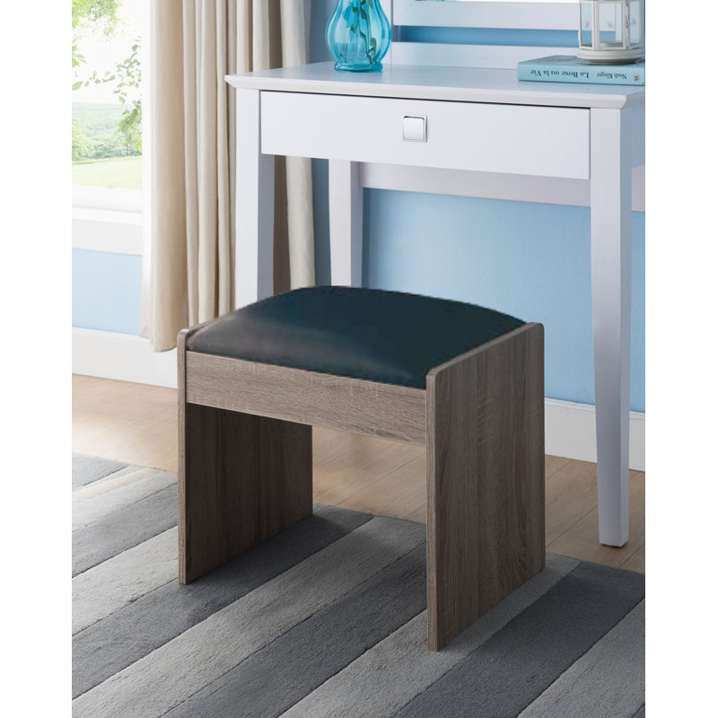 Bunsley Solid Wood Accent Stool