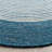 Mcclellan Hand Woven Wool/Cotton Rug in Teal/Ivory-1135108044
