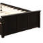 Lit plateforme avec lit gigogne simple, structure de taille simple-1419919935