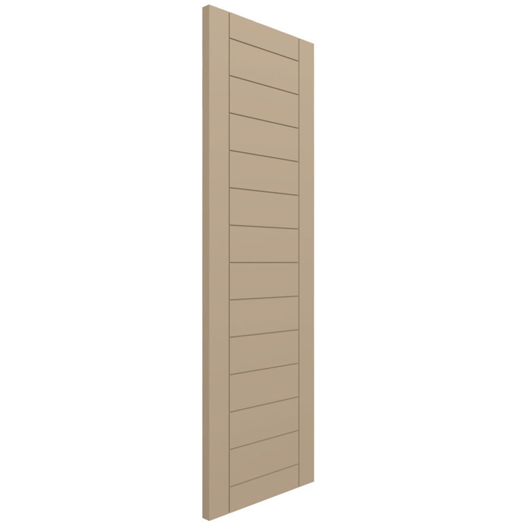 EnduraCore Composite Horizontal Slat Framed Modern Style Shutters