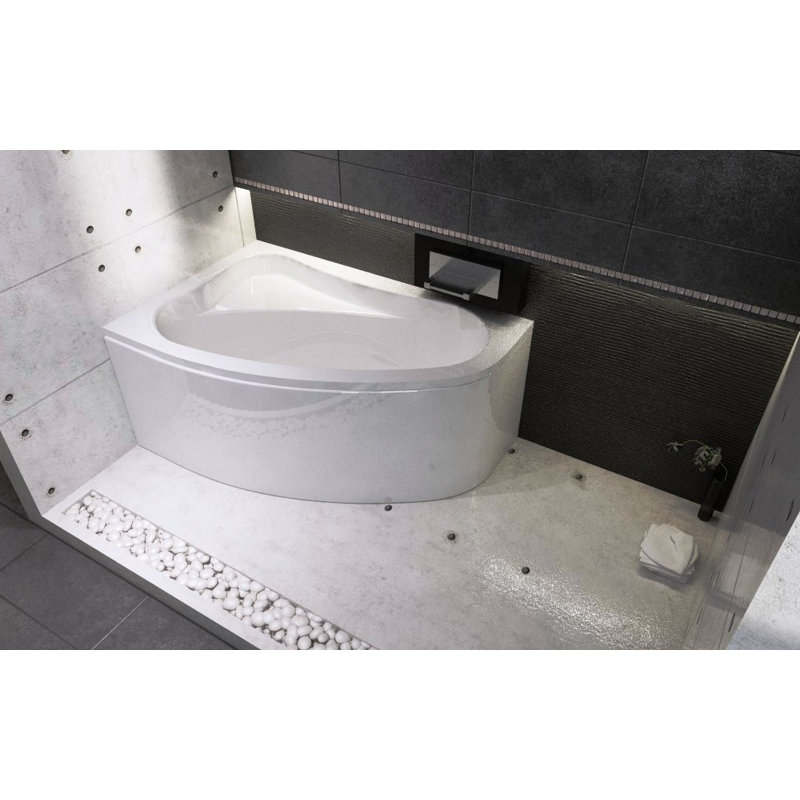 x Corner Soaking Acrylic Bathtub