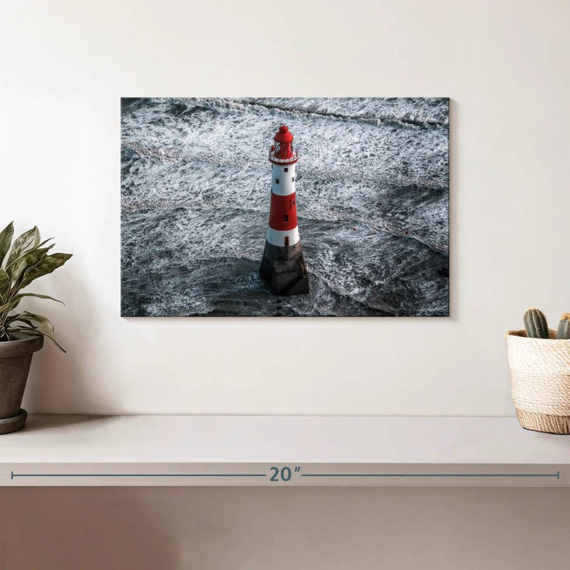 Lilie Beachy Head lighthouse, 8" H x 12" W