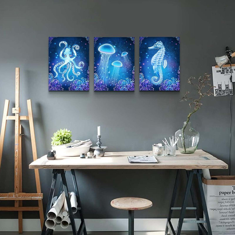 3 Piece Wrapped Canvas Wall Art