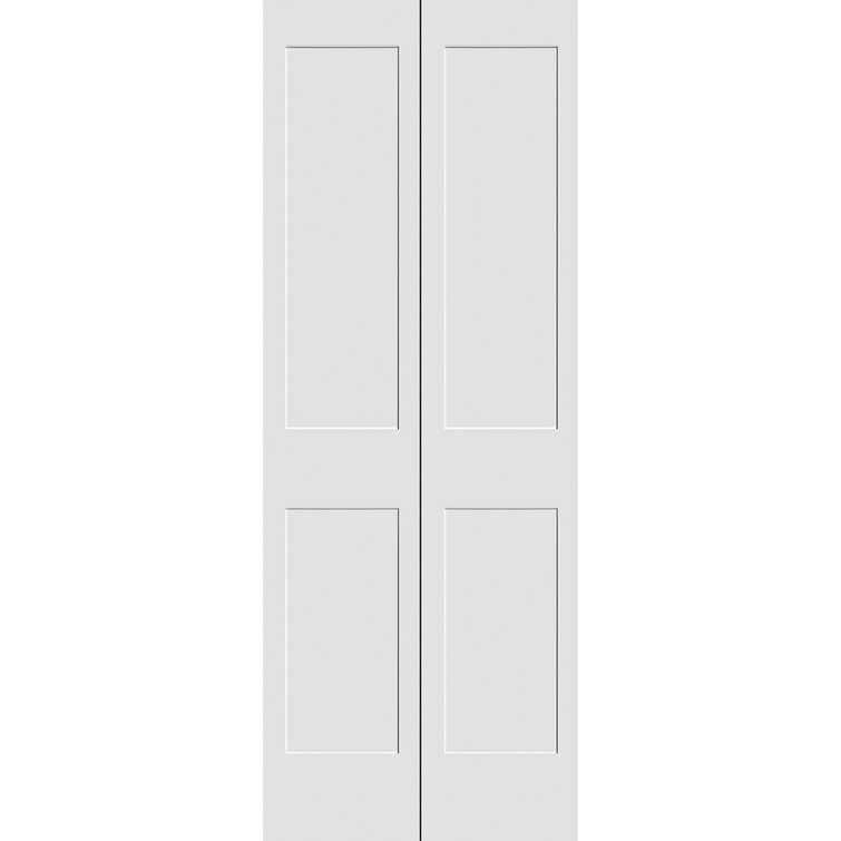 Primed 2 Panel Shaker Bi-Fold Door