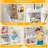 Tiered Bookshelf And 7 Storage Cubbies-2110717038