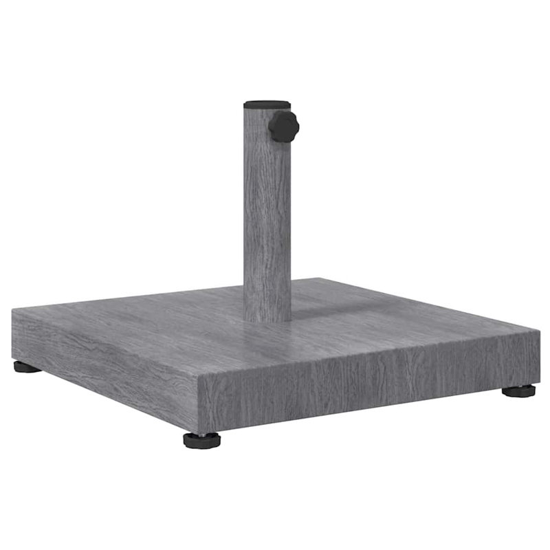 Steel Umbrella Base, Dark Wood