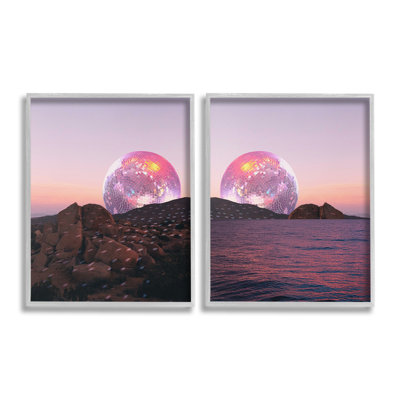 "Cadre photo surréel paysage disco" par Lil 'Rue 2 - Pièces sur toile