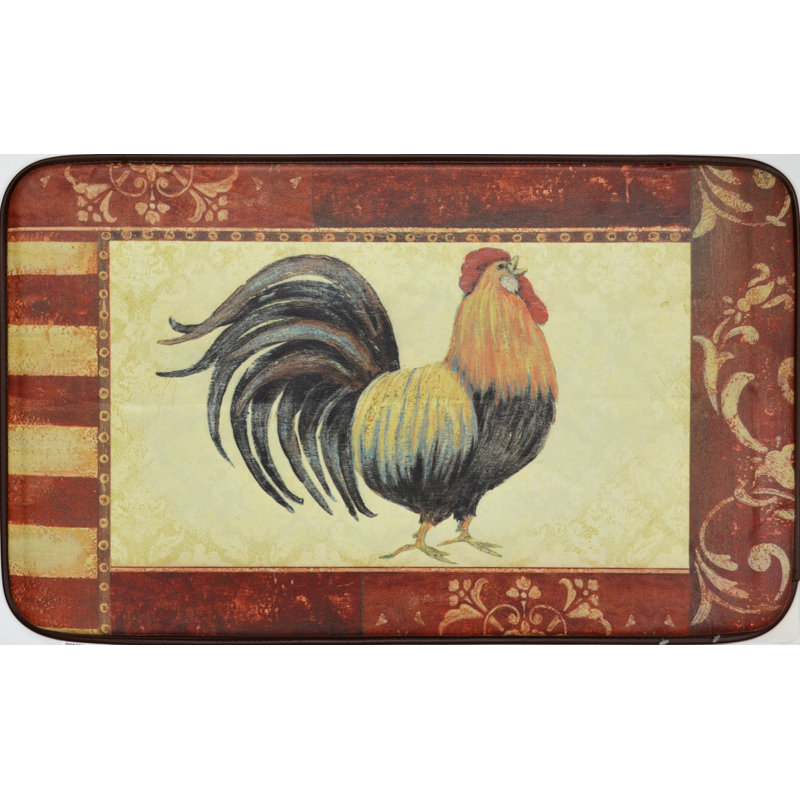 Mikaela Modern Farmhouse Anti-Fatigue Non-Skid Kitchen Mat, 2' x 3'