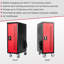 Chariot de charge pour 16 ordinateurs portables et, acier noir, multiprise, gestion des câbles, ventilé, ordinateur portable mobile Classroom Bay, tablette, noir, portes verrouillables intégrées, utilisation
