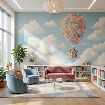 Décoration murale amovible "Whimsical Sky"
