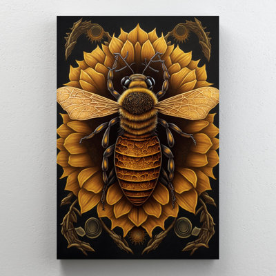 " Sunflowers And Bee "