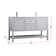 Heath 54'' Single Bathroom Vanity with Engineered Marble Top