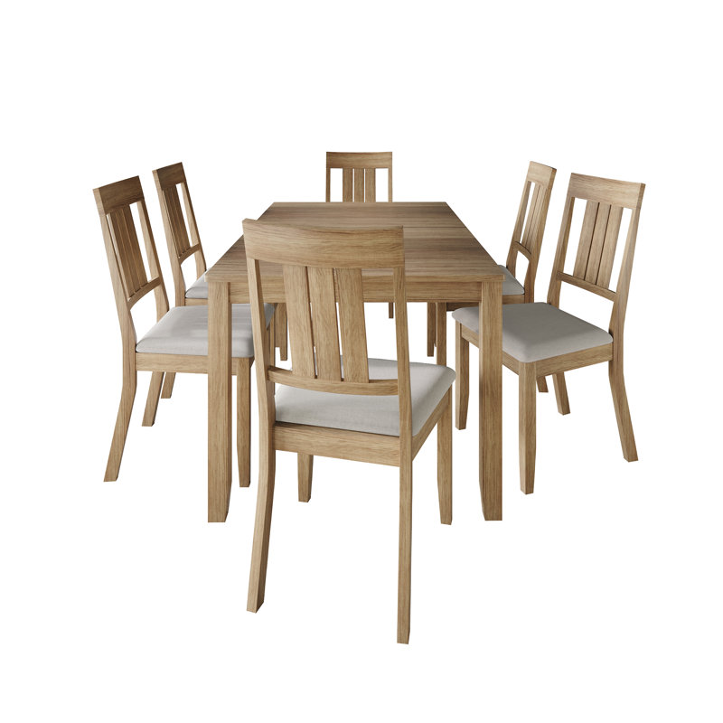 Ensemble repas 6 personnes Ocossio, Naturel
