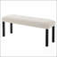 Banc de salle à manger en lin capitonné Modern-1017041967