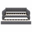 Lit tapissier peu encombrant avec lit gigogne et station de charge USB-58271349