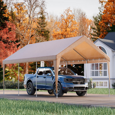  Auvent de remplacement pour abri d'auto l 10 pi x P 20 pi