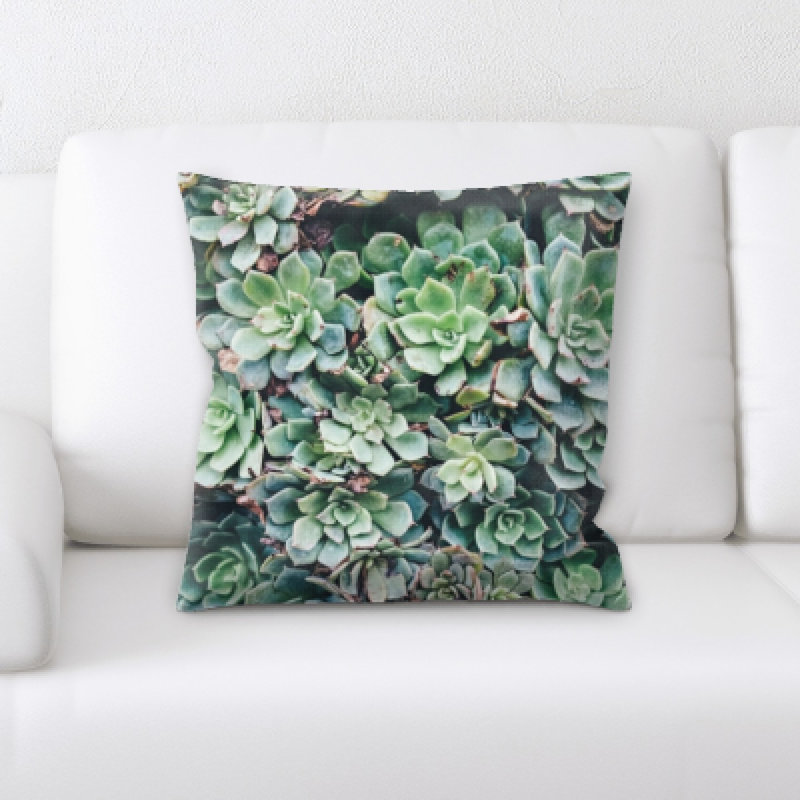 Microsuede Throw Pillow