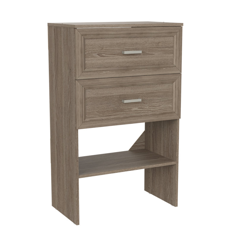 SuiteSymphony 2-Drawer Base Unit, Natural Gray