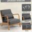 Canapé confortable de style Mid-Century moderne avec fabrication en bois robuste-40180003