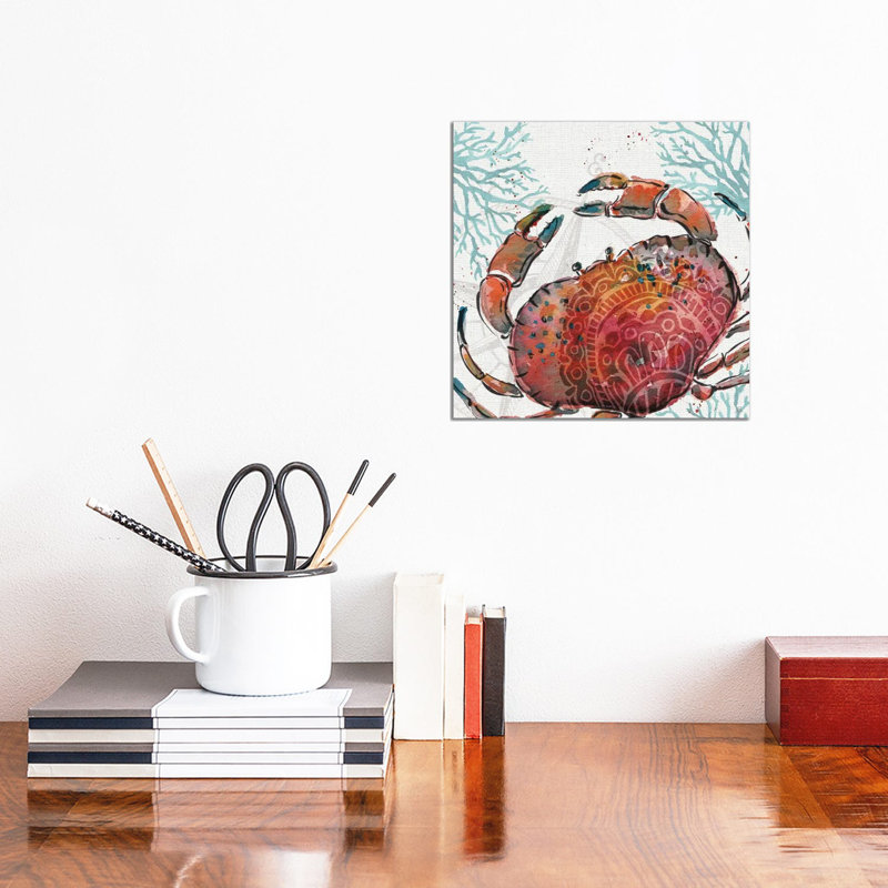 Ocean Finds VIII by Daphne Brissonnet - Wrapped Canvas Painting, 30.48 cm H x 30.48 cm W