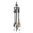 Chambliss Piece Iron Fireplace Tool Set Tool Stand-469531137