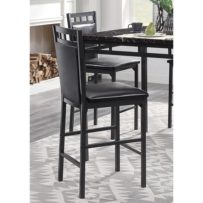 Mobilier de salle à manger 5 pièces à hauteur de comptoir 5 pièces