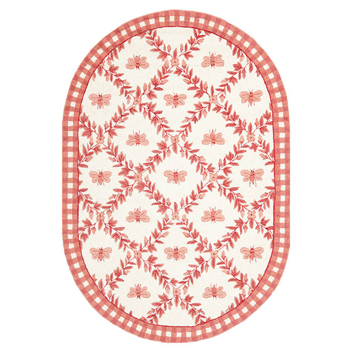 Kinchen Hand Hooked Wool Animal Print Rug