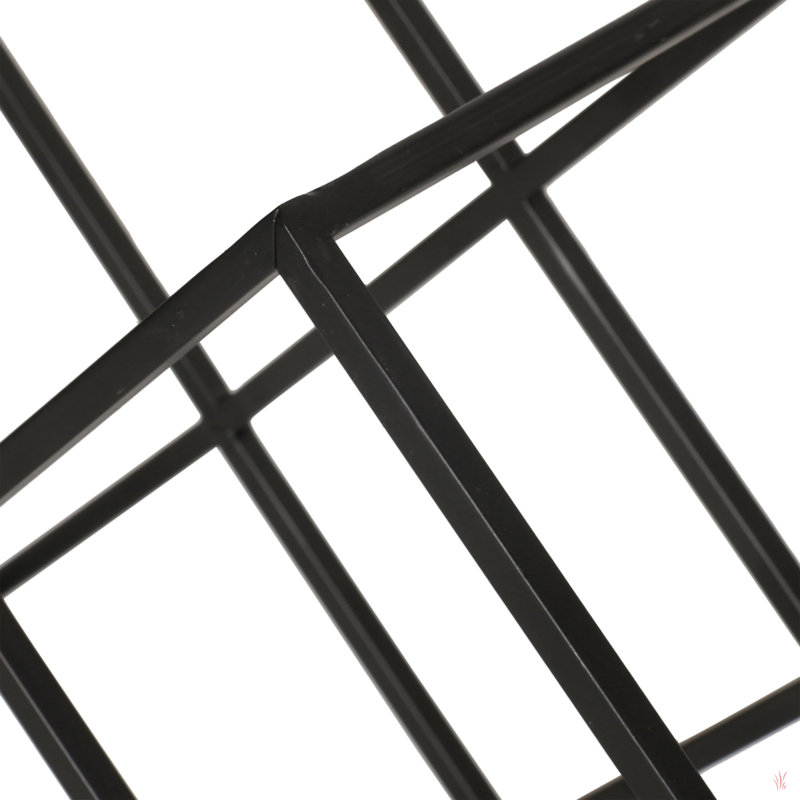 Support à vin de table pour 7 bouteilles, H 9,25 po x l 23,75 po x P 6,5 po