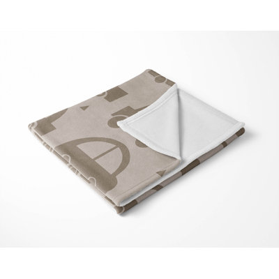 Driveway Match Velveteen Fleece Blanket