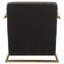 Fauteuil en velours Ivan