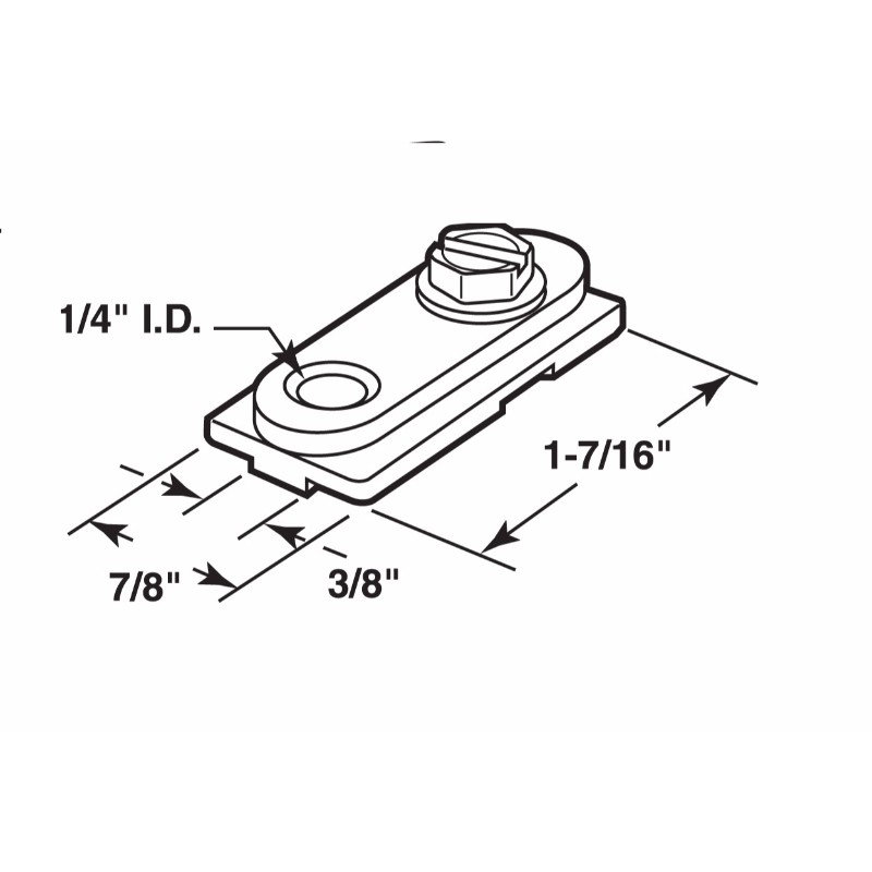 Bi -Fold Closet Door Pivot Bracket