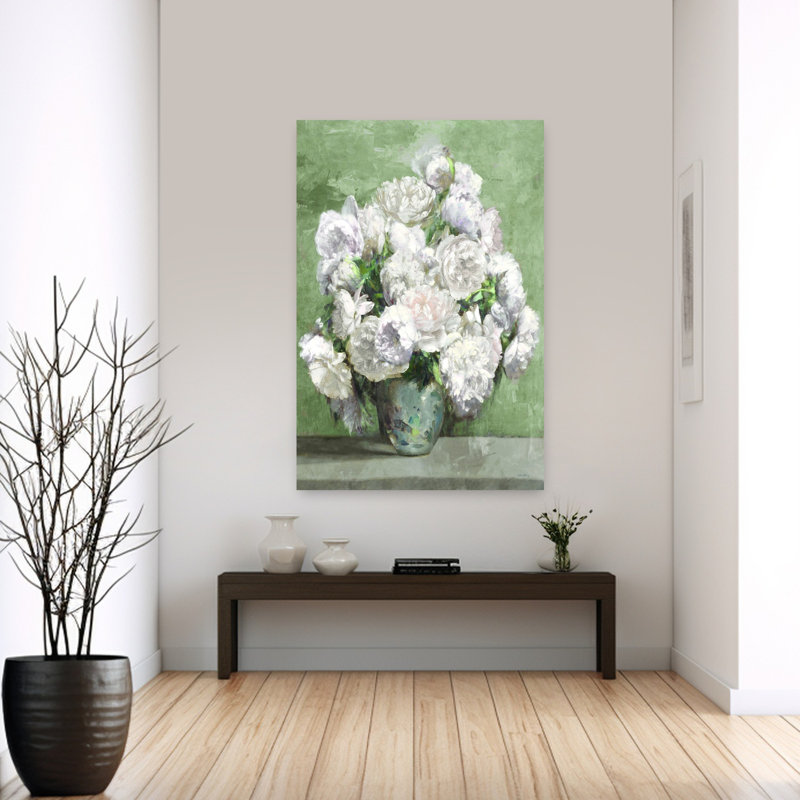 Art contemporain fleur contemporaine, H 60 po x l 40 po