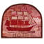 Wool Oval Antique American Hooked Small Scatter Size 1890s Rug