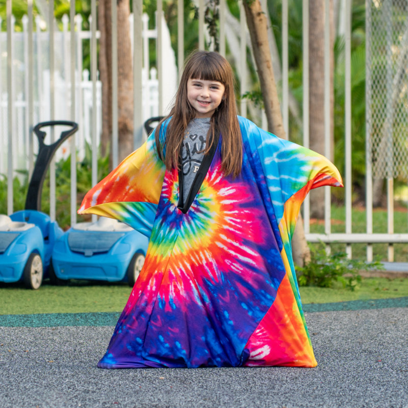 Chaussettes Sensory Hug Full Body - moyen - teinture par nœuds, H 36 po x l 26 po x P 1 po