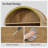 Farmhouse Arched  70.9" Tall Bookcase With Doors & Adjustable Shelves, Large Storage Cabinet For Living Room Or Home Office