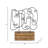Metal Abstract Faces Table Deco, Black and Brown, Unique Sculpture Crafted with Iron and Wood