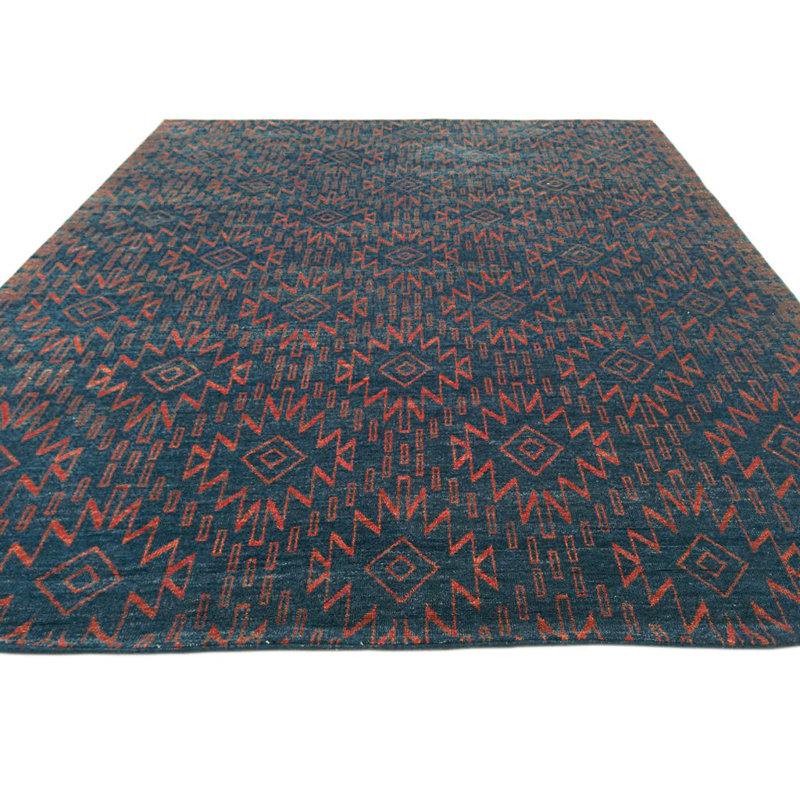 One-of-a-Kind 9'2" X 11'9" Wool Area Rug in Navy