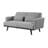 Luca Sharkskin Loveseat