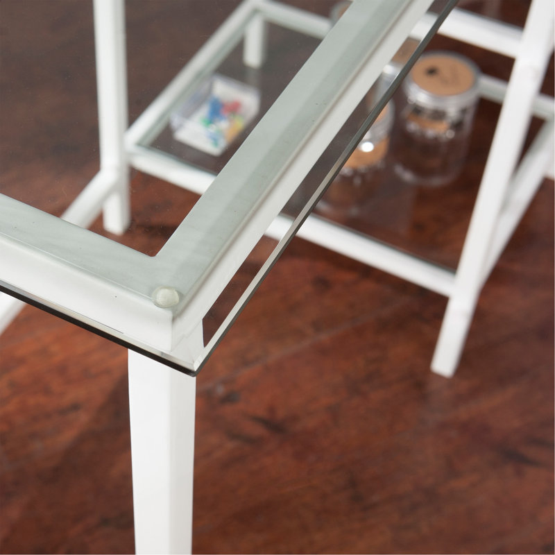 Bureau d'étudiant en métal / verre