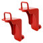 Paquet de 2 cosses pour récipient d'expédition, adaptateurs de levage de récipient pour bouteilles de capacité de 50000 lb, outil de nivellement de récipient en acier au carbone-1179162124