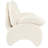 33.75'' W Modern Crab Style Chenille Fabric Upholstered Accent Chair With Metal Frame-873541822